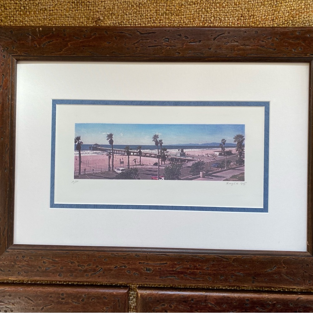 Framed Huntington Beach Photography Art Print